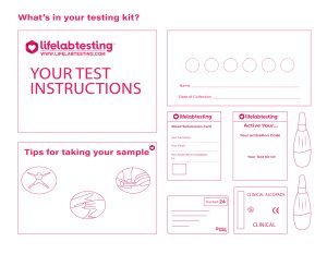 A vector image showing what is included in our tests