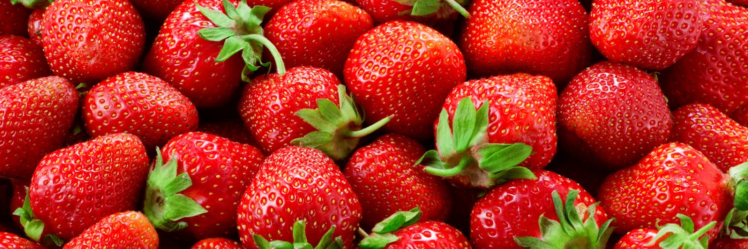 An image of many strawberries